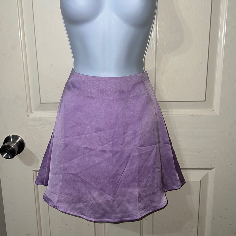 Purple Mini-Skirt. Very Pretty!
